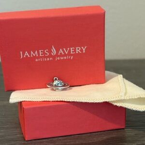 James Avery Silver Saturn Charm
